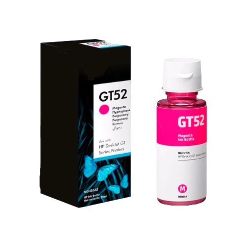 Botella de Tinta Original HP GT52M Magenta|ProNet Tecnología  