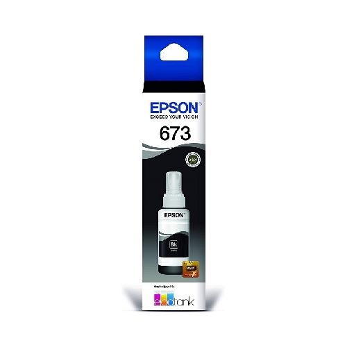 Botella Epson 673 Negro | ProNet Tecnología  