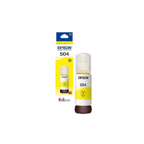 Botella de tinta Original Epson T504 Amarillo ProNet Uruguay  