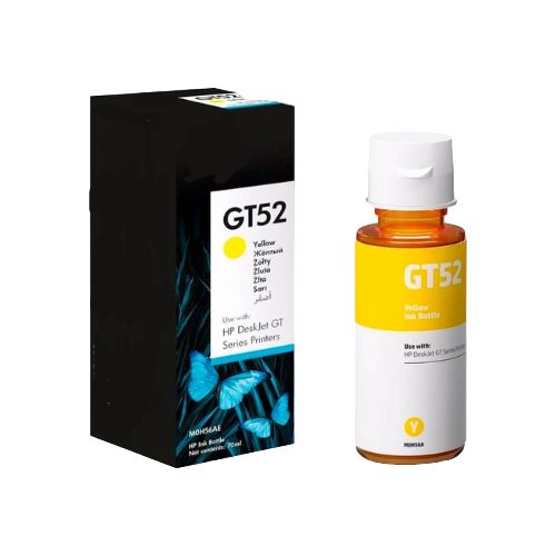 Botella de Tinta Original HP GT52A Amarillo|ProNet Tecnología  