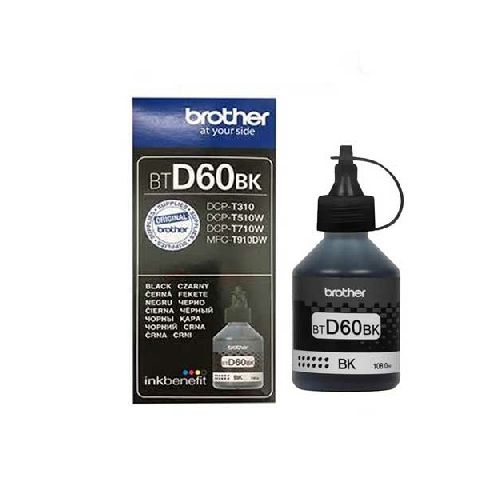 Botella de tinta Brother D60BK negro | ProNet Tecnología  