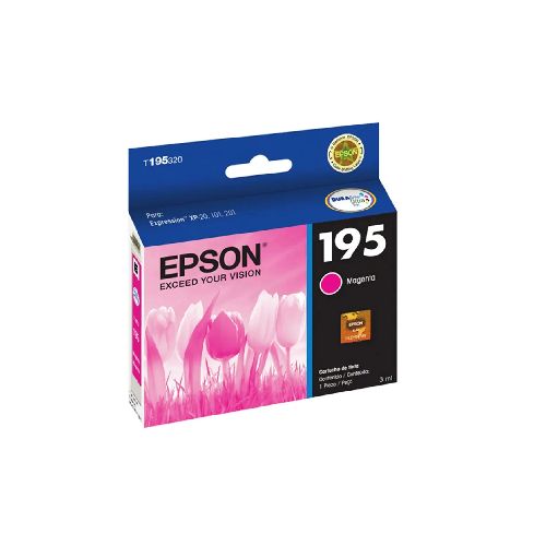 Cartucho de tinta Epson T195 Magenta | ProNet Tecnología  