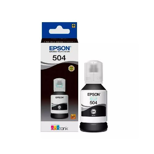 Botella de tinta Original Epson T504 negro ProNet Tecnología  