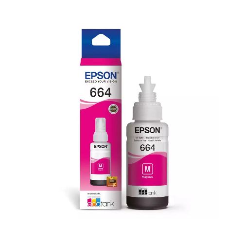 Botella de tinta para Epson T664 Magenta | ProNet Tecnología  