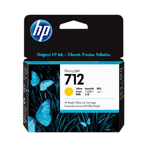 Cartucho de Tinta HP 712 Amarillo | ProNet Tecnología  