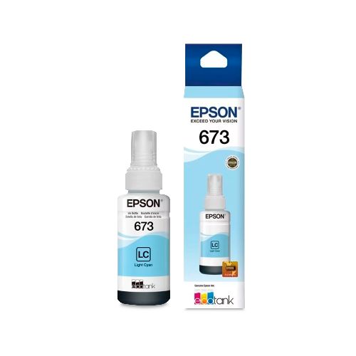 Botella Epson 673 Cyan Claro | ProNet Tecnología  