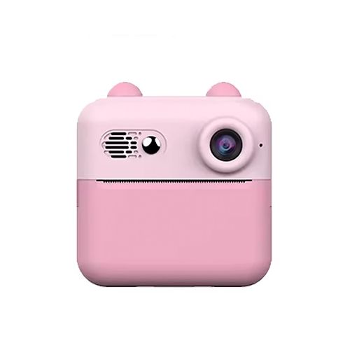 Camara De Fotos Con Impresora Para Niños - Rosa  