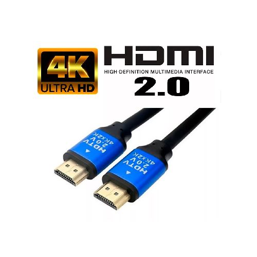 Cable Hdmi Video 4k 3d Alta Velocidad 2.0ver Hdtv 1.5 Mts  