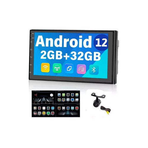 Radio Multimedia Android 12 -2GB+32GB-Wifi Gps Bt + Cam Reversa  