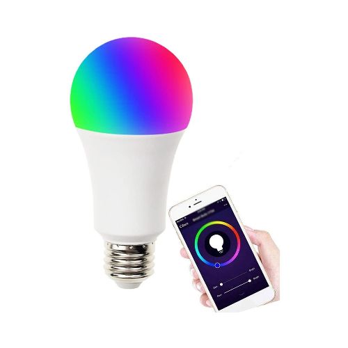 Lámpara Led Wifi Rgb 9w Color Temperatura Smartlife Tuya  