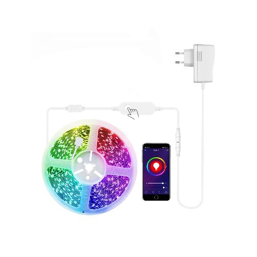 Tira Led Rgb 5m C/control Wifi Tuya Smart Alexa Google Home.  