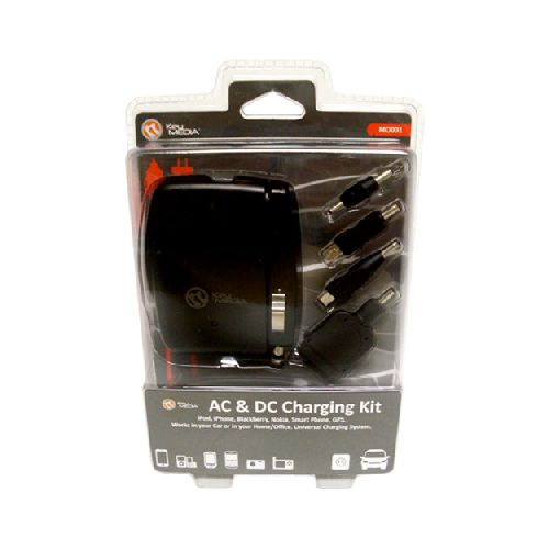 Cargador p/celular Key Media AC & DC  