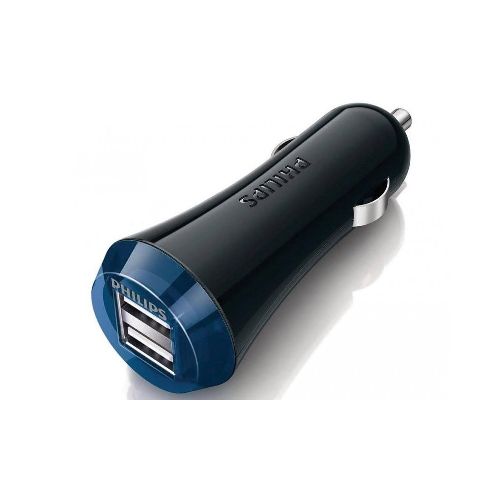 Cargador para auto 2 USB 2.1 Amp PHILIPS  