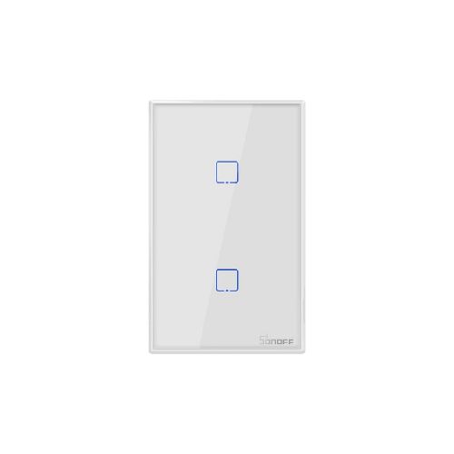 Interruptor de Pared Táctil Wifi 2 Boton T0US2C SONOFF  