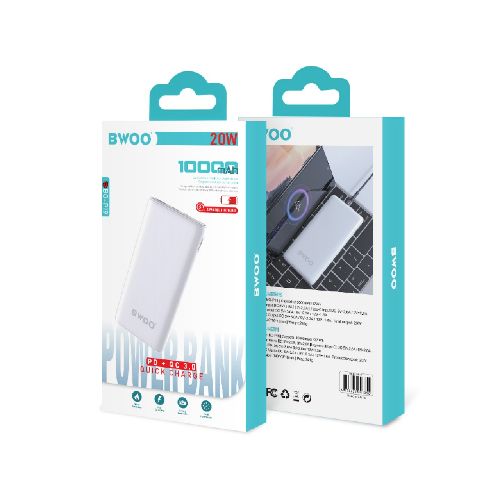 Power Bank Compatible con Iphone  20W  5,9 y 12V  Bwoo