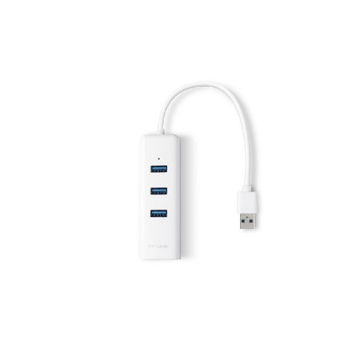 Hub USB 3 Puertos con Adaptador Ethernet Gigabit UE330  TP-link