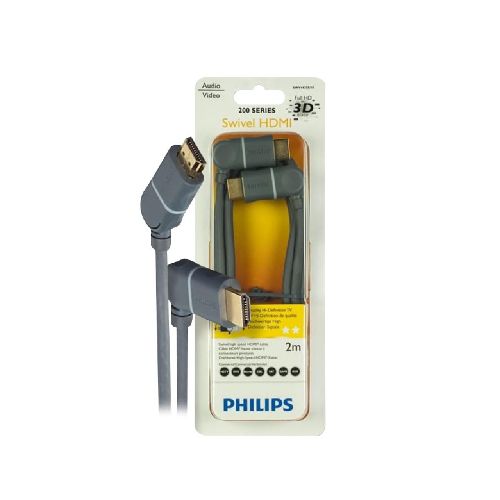 Cable HDMI 90º movil 2 metros 3d HD FULL  PHILIPS