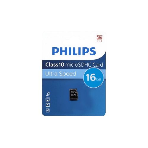 Memoria Micro SD 16GB Clase 10 PHILIPS  