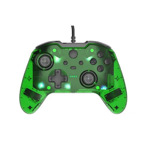 Joystick con Cable Xbox One / Slim - Crystal Green  