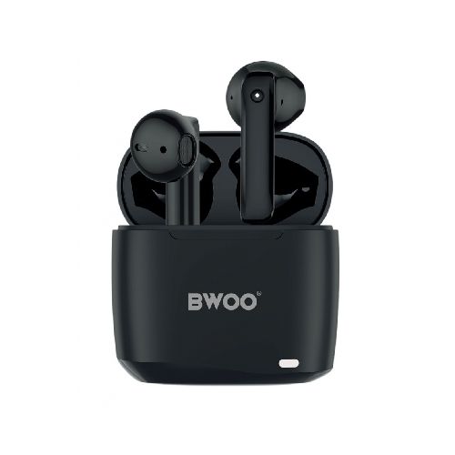 Auricular Bluetooth  Intrauditivo Manos Libres Negro 5 Horas BWOO  Bwoo