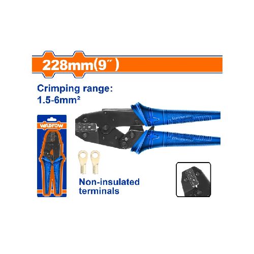 Pinza Crimpeadora Comprimir Terminales 1.5-6MM2 Wadfow  WADFOW