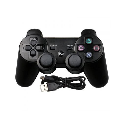 JOYSTICK INALAMBRICO PARA PS3 - DOUBLE SHOCK PIII NEGRO  