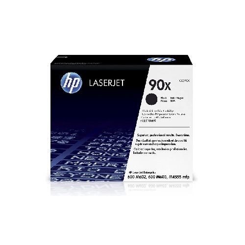 HP 90X – Alto rendimiento – negro – original – LaserJet – cartucho de tóner (CE390X) – para LaserJet Enterprise 600 M602dn, 600 M602m, 600 M602n, 600 M602x, M4555 MFP, M603xh 