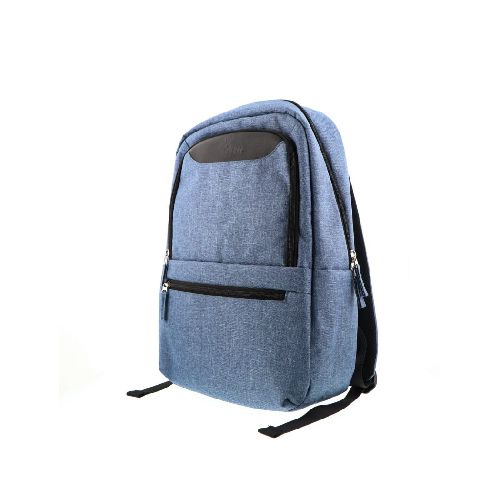 Xtech Winsor XTB-212 Mochila para laptop 15.6″ – Durable poliéster – Color Azul con detalles en negro – Panel posterior con acolchado – Tirantes acolchados – Bolsillo frontal para accesorios con organizador interior 