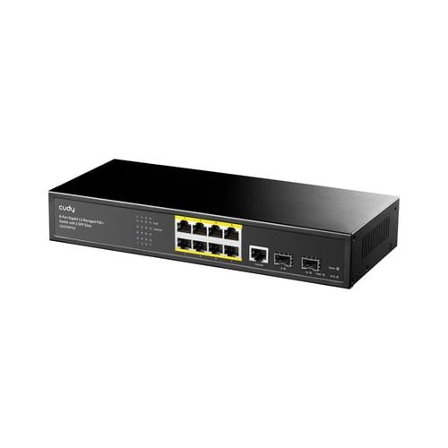 Switch Cudy Gigabit Poe 8p + 2sfp + 1p Consola 