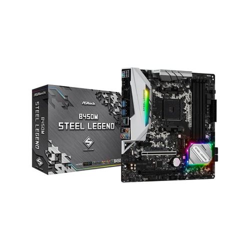 Motherboard Asrock B450m Steel Legend Am4 