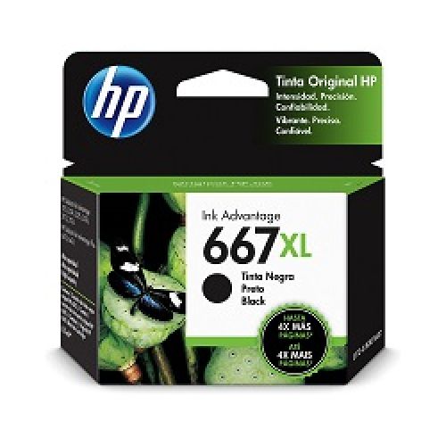 HP – 667XL – Ink cartridge – Black – 3YM81AL 