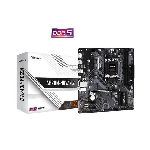 Motherboard Asrock A620m Hdv/m.2 Ddr5 Am5 