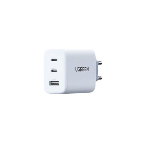 Ugreen Cargador De Pared 65w Usb/usb-c X 2 Blanco 