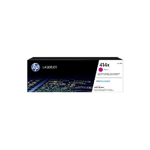 HP 414X – Alto rendimiento – magenta – original – LaserJet – cartucho de tóner (W2023X) – para Color LaserJet Pro M454, MFP M479 