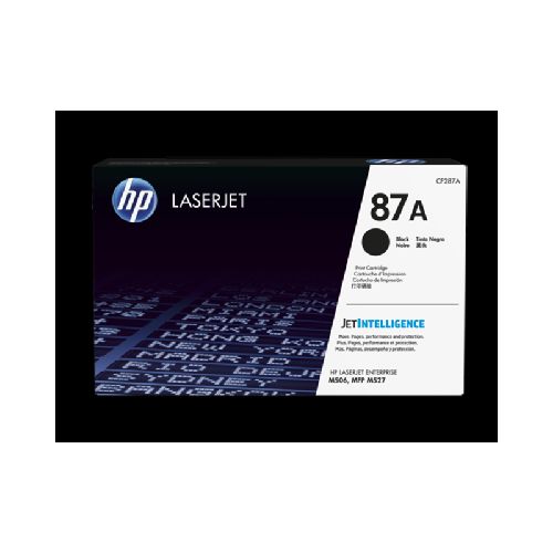 HP 87A – Negro – original – LaserJet – cartucho de tóner ( CF287A ) – para LaserJet Enterprise Flow MFP M527, M506, MFP M527, LaserJet Pro MFP M527 