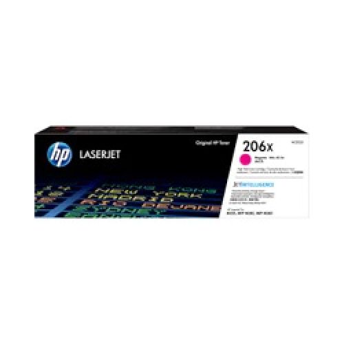 HP 206X – Alto rendimiento – magenta – original – LaserJet – cartucho de tóner (W2113X) – para Color LaserJet Pro M255dw, M255nw, MFP M282nw, MFP M283cdw, MFP M283fdn, MFP M283fdw 