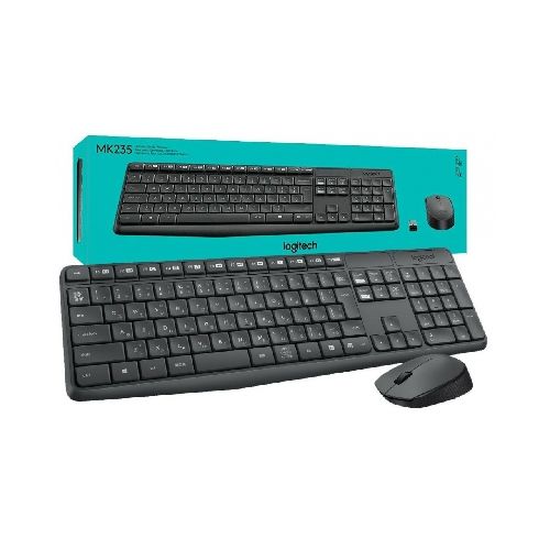 TECLADO LOGITECH COMBO INALAMBRICO MK235  