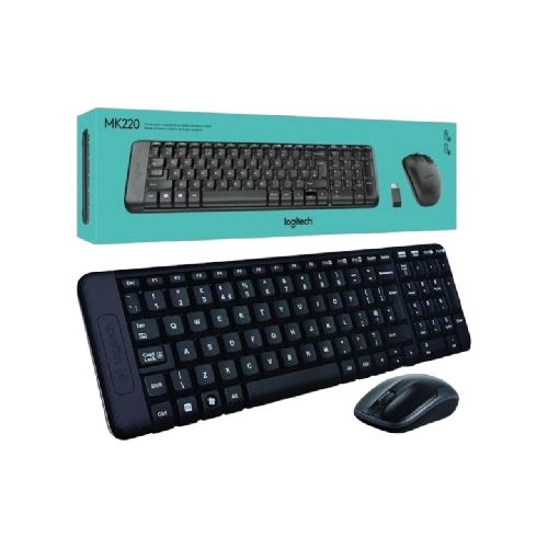 TECLADO LOGITECH COMBO INALAMBRICO MK220  