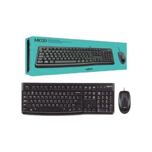 TECLADO LOGITECH COMBO CABLEADO KB120  