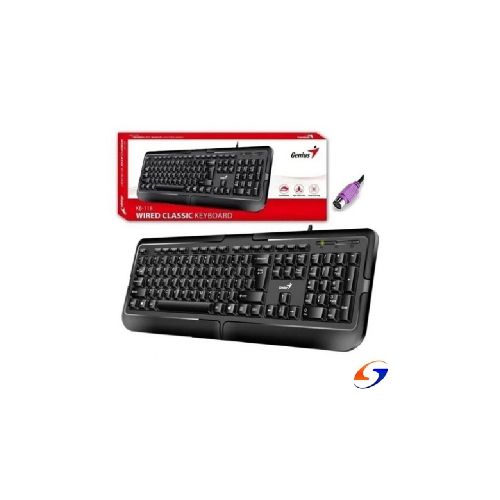 TECLADO GENIUS CABLEADO PS2 KB118  