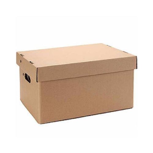 CAJA DE ARCHIVO MULTIUSO CARTON KRAFT A4 36X24X15CM.  NIVAL