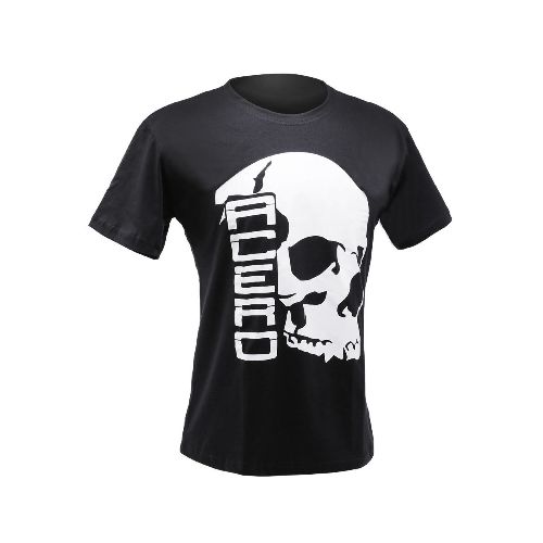 Camiseta calavera Acero - Negro — Aventureros