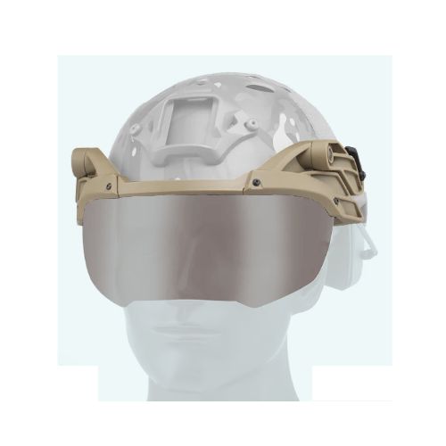 Gafas abatibles para casco FAST - Polarizado - Caqui — Aventureros