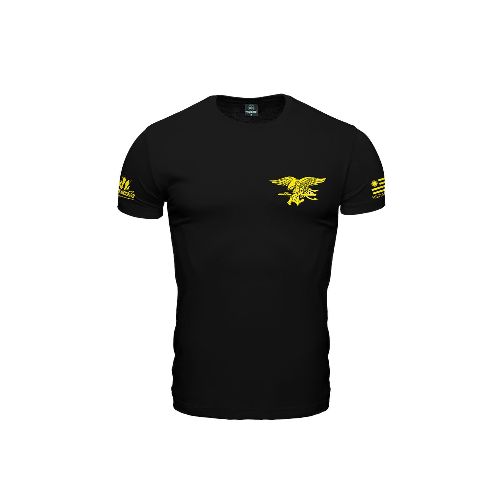 Remera manga corta US Navy Seals - Negro — Aventureros