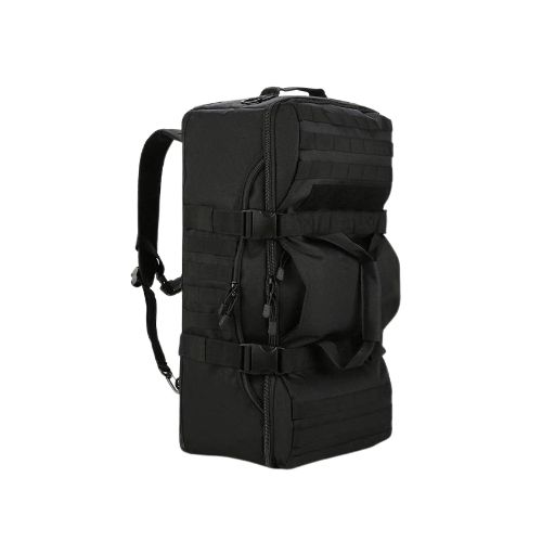 Bolso mochila 2 en 1 - 60 litros - Negro — Aventureros