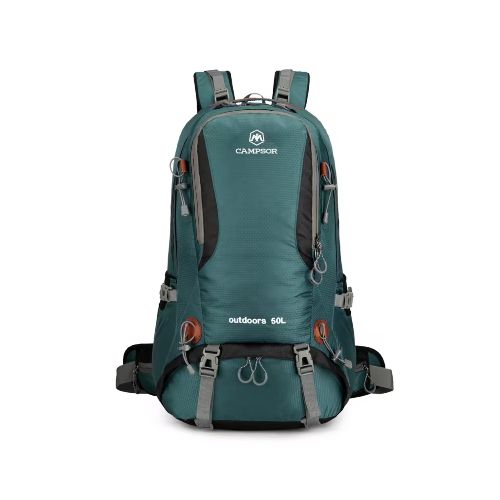 Mochila outdoors 50L CAMPSOR - Verde — Aventureros