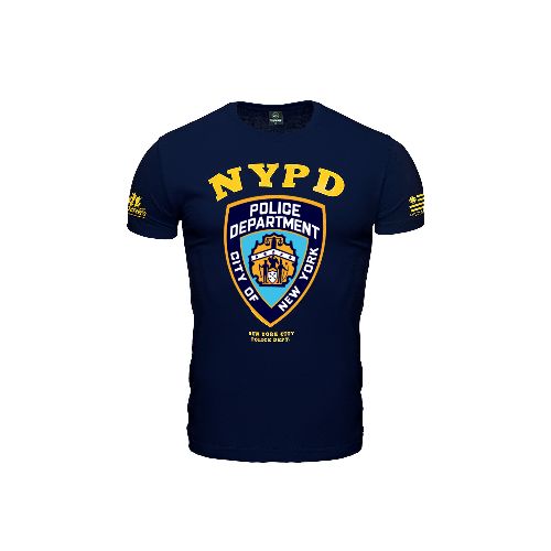 Remera manga corta Police NYPD - Azul — Aventureros