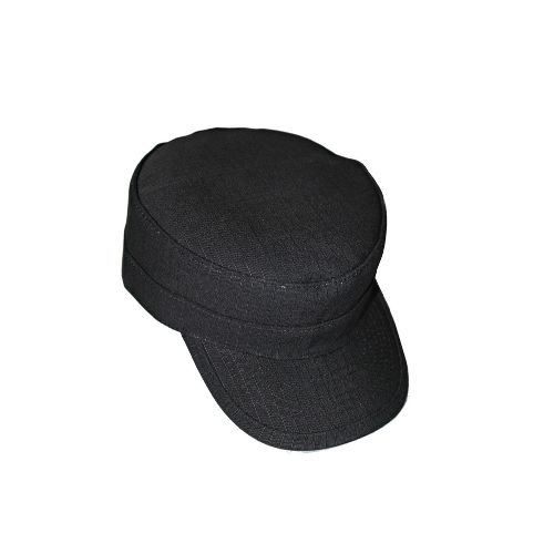 Gorro rectangular quepi policial - Negro — Aventureros