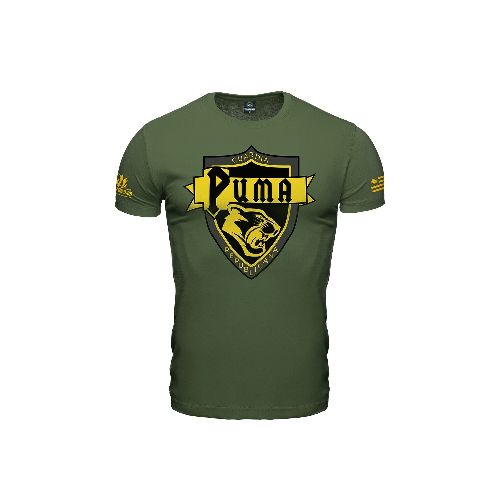 Remera manga corta PUMA - Verde — Aventureros