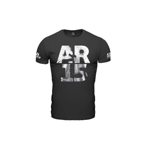 Remera manga corta AR15 - Gris — Aventureros